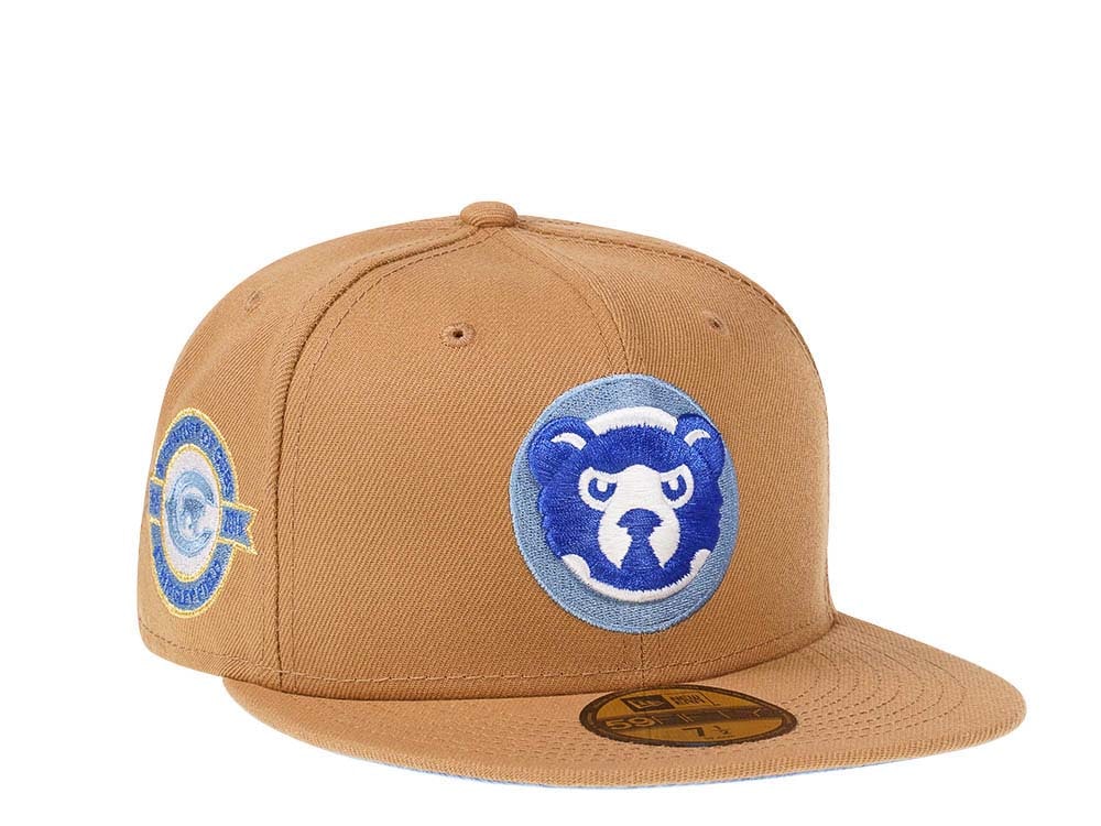 New Era Chicago Cubs 100 Years Wrigley Field Iced Wheat Edition 59Fifty Fitted Cap