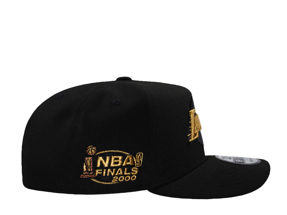 New Era Los Angeles Lakers NBA Finals 2000 Black Prime Edition 9Fifty A Frame Snapback Cap