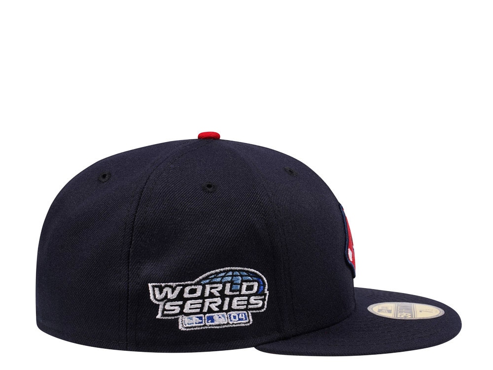 New Era Boston Red Sox World Series 2004 Navy and Red Edition 59Fifty Fitted Cap