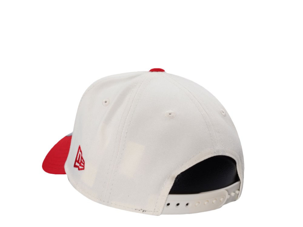 New Era Chicago Bulls Script Chrome Two Tone Edition 9Forty A Frame Snapback Cap