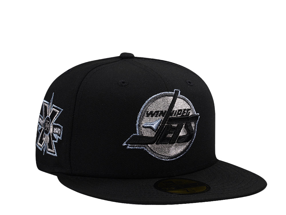 New Era Winnipeg Jets 10th Anniversary Black Prime Edition 59Fifty Fitted Cap