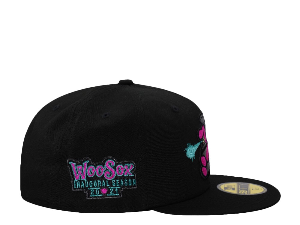 New Era Worcester Red Sox Inaugural Season Black Prime Edition 59Fifty Fitted Cap