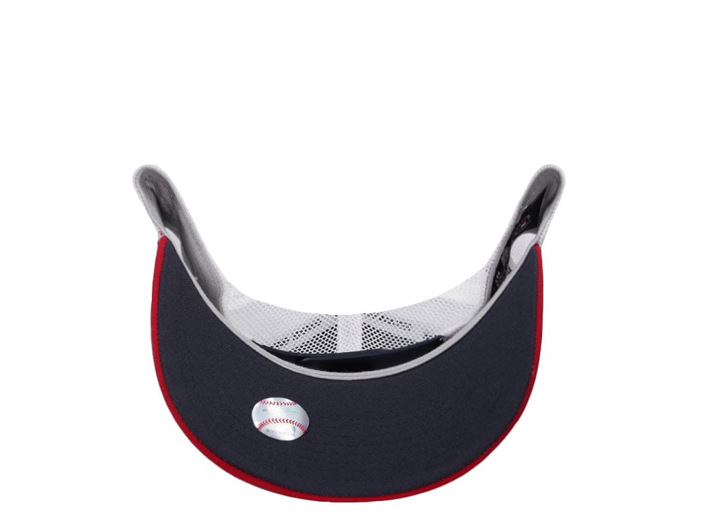 Nike Boston Red Sox Primetime Dri-Fit Rise Red Edition Trucker Snapback Cap