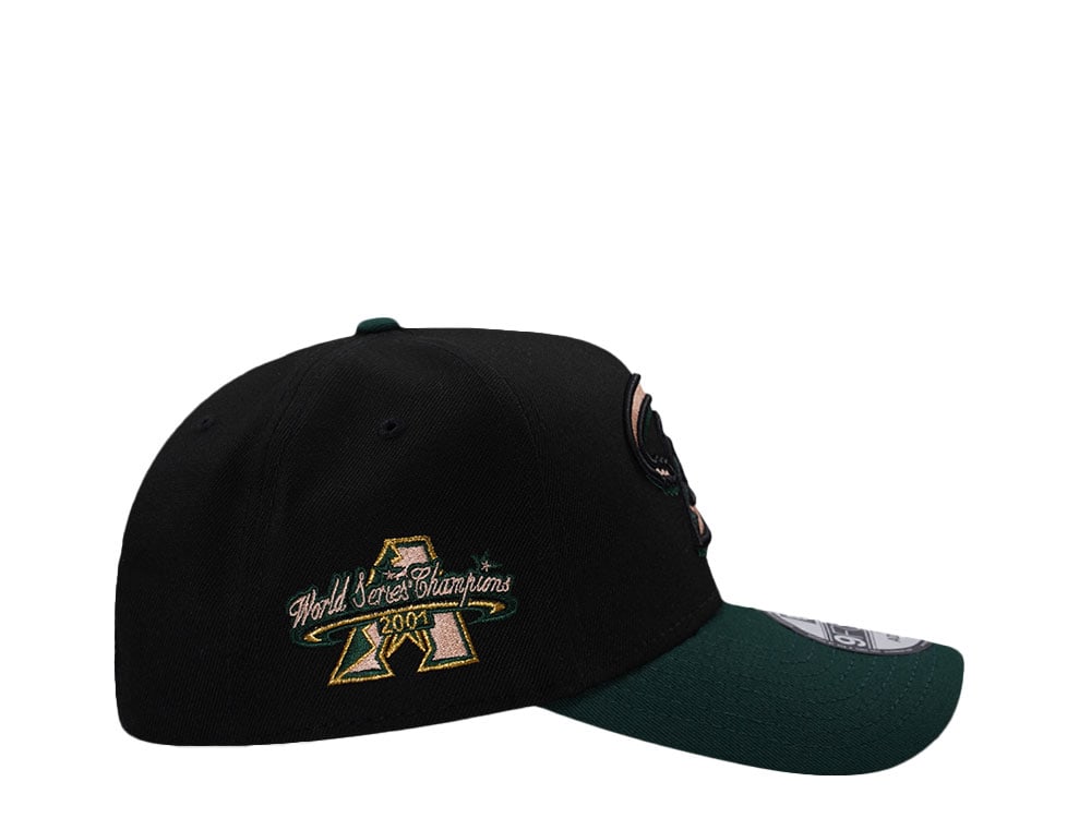 New Era Arizona Diamondbacks World Series 2001 Champions Black Two Tone Edition 9Forty A Frame Snapback Cap