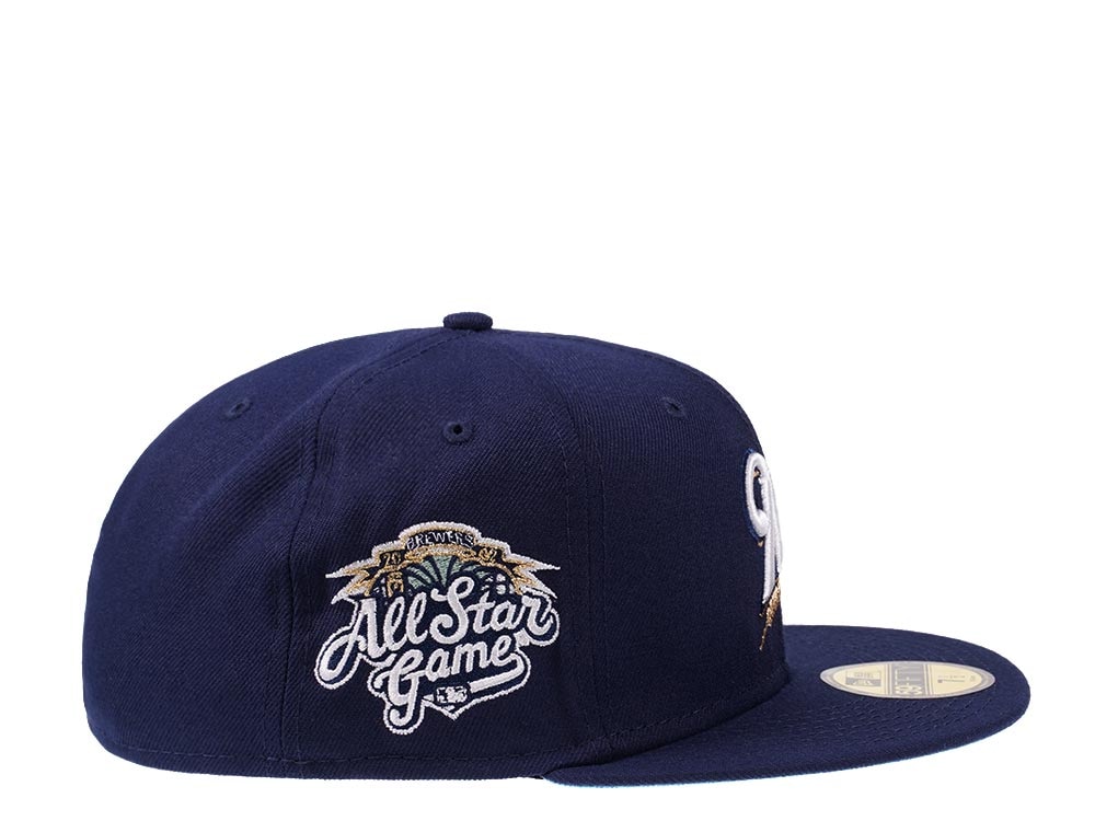 New Era Milwaukee Brewers All Star Game 2002 Glacier Blue Edition 59Fifty Fitted Cap