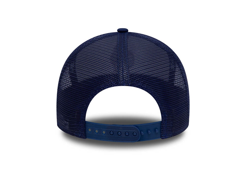 New Era France Rugby Blue White Essential A Frame Trucker Snapback Cap