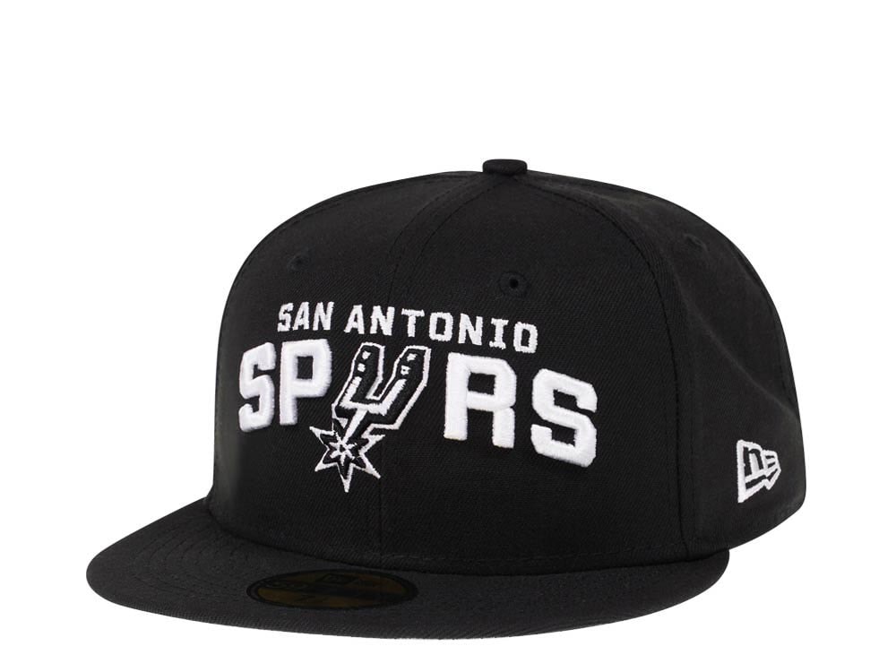 New Era San Antonio Spurs Black Script Edition 59Fifty Fitted Cap