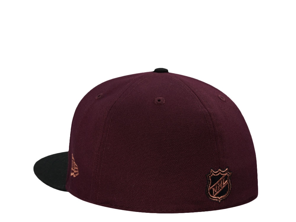 New Era Chicago Blackhawks Stadium Maroon Two Tone Edition 59Fifty Fitted Cap