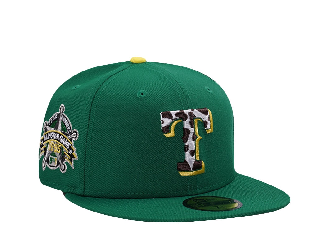 New Era Texas Rangers All Star Game 1995 Kelly Green Prime Edition 59Fifty Fitted Cap