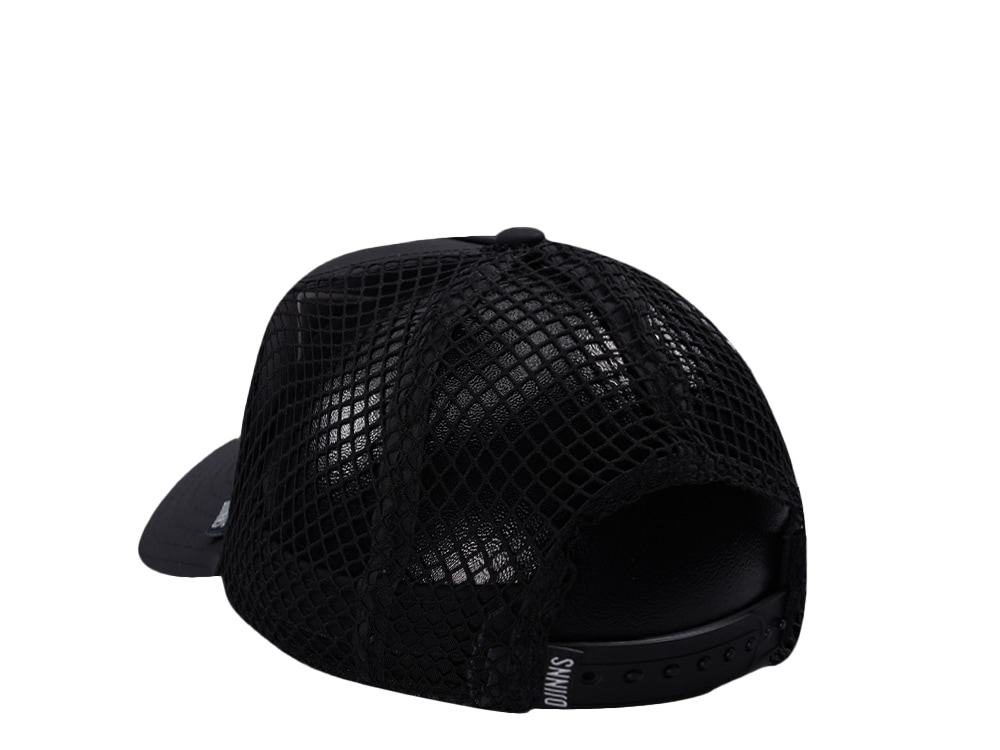 Djinns HFT Black Big Net Mountain Trucker Snapback Cap