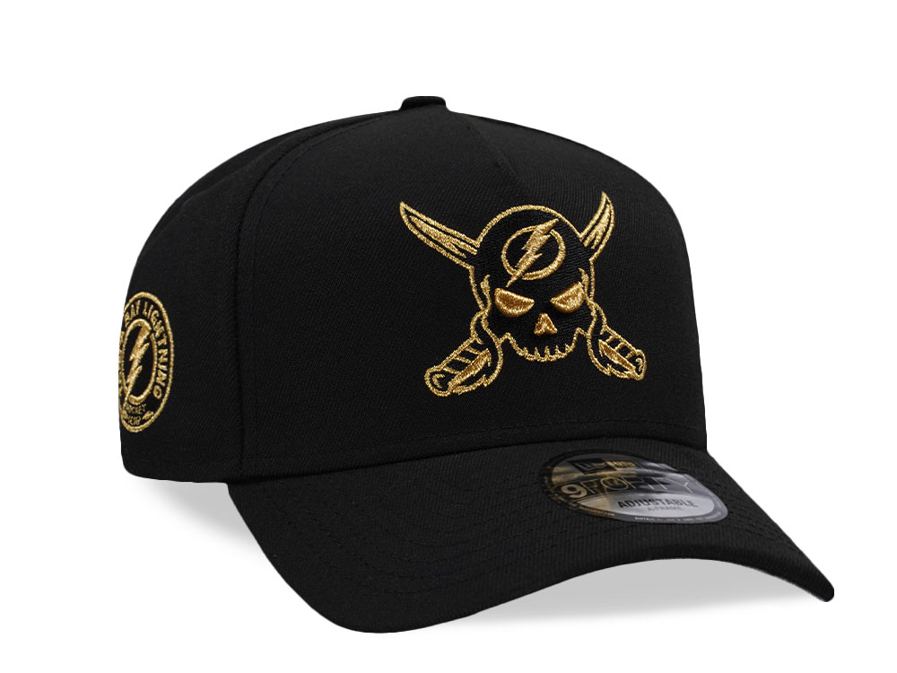 New Era Tampa Bay Lightning Gasparilla Gold Edition 9Forty A Frame Snapback Cap
