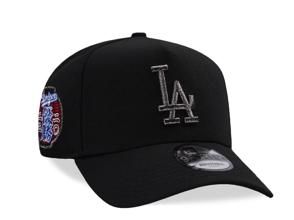 New Era Los Angeles Dodgers World Series 2025 Black Prime Edition 9Forty A Frame Snapback Cap
