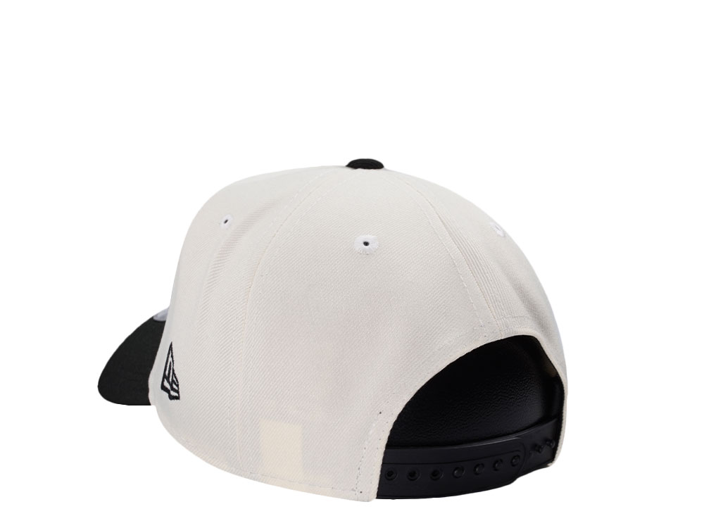 New Era Anaheim Angels Chrome Black Two Tone Edition 9Forty A Frame Snapback Cap