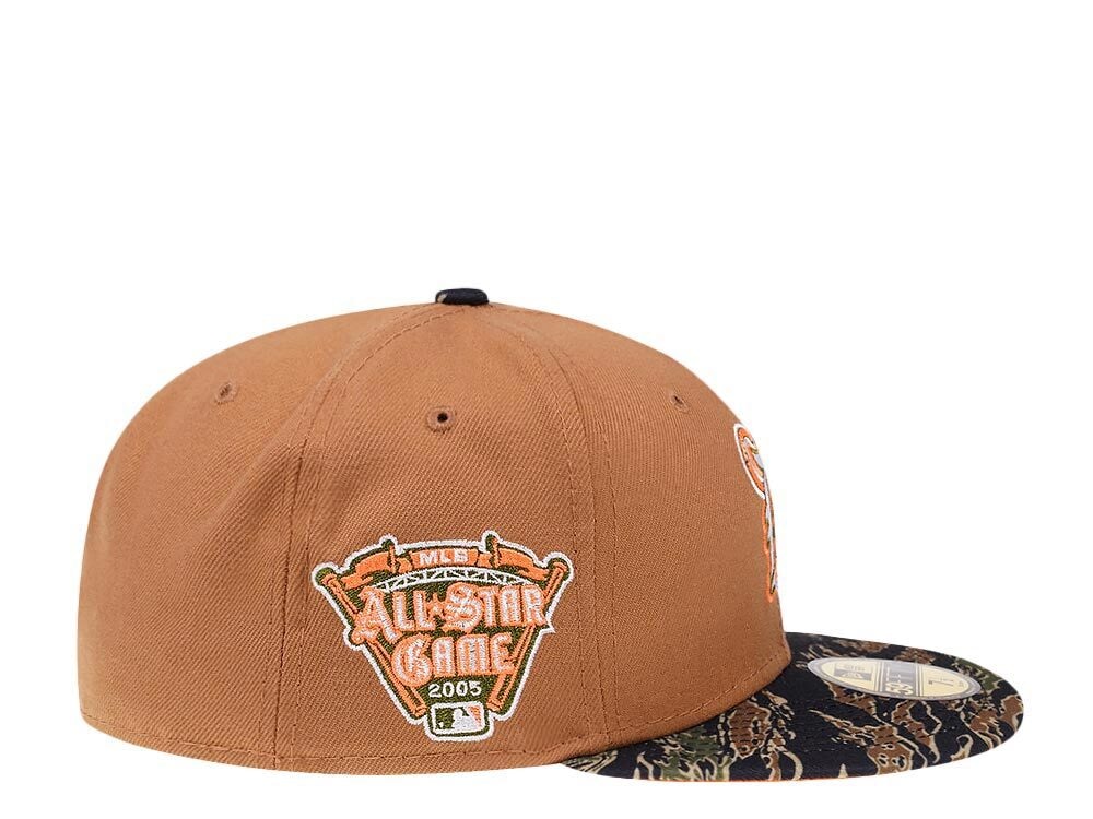 New Era Detroit Tigers All Star Game 2005 Camo Two Tone Edition 59Fifty Fitted Cap