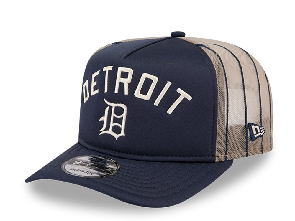 New Era Detroit Tigers Arched 9Fifty A Frame Trucker Snapback Cap