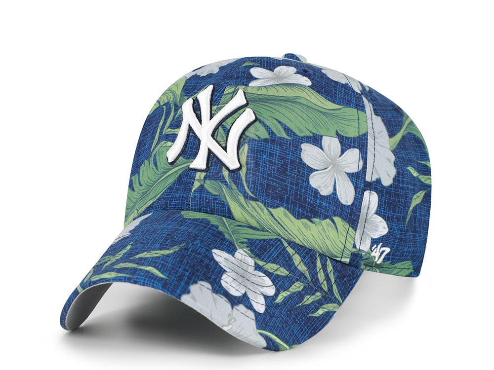 47 Brand New York Yankees Beach Side Blue Clean Up Strapback Cap
