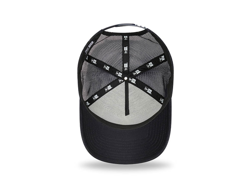New Era Washington Postcard Navy A Frame Trucker Snapback Cap