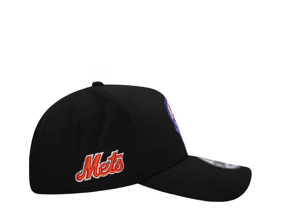 New Era New York Mets Skull Black Classic Edition 9Forty A Frame Snapback Cap