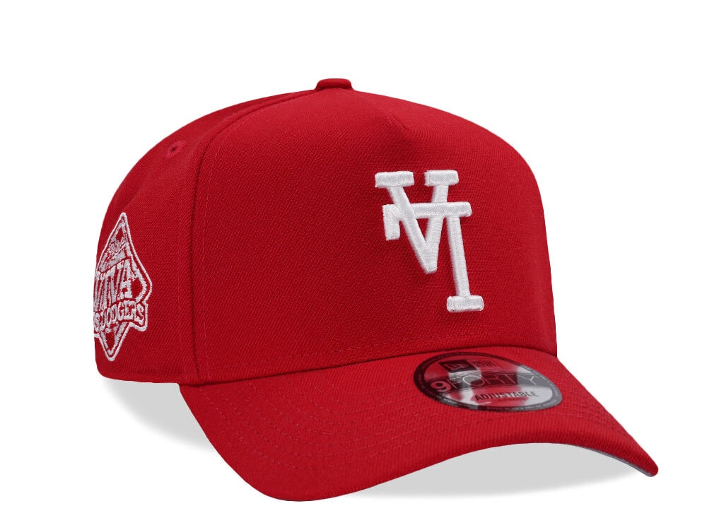 New Era Los Angeles Dodgers Red Viva Upside Down Edition 9Forty A Frame Snapback Cap