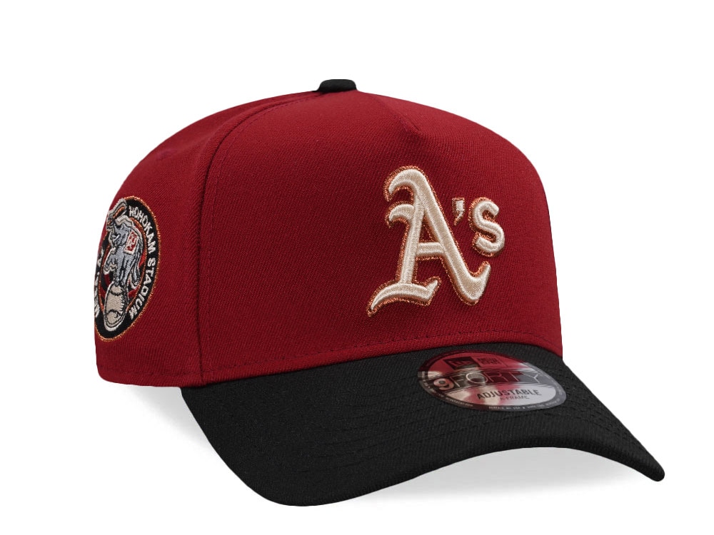 New Era Oakland Athletics Stadium Patch Two Tone Edition 9Forty A Frame Snapback Cap