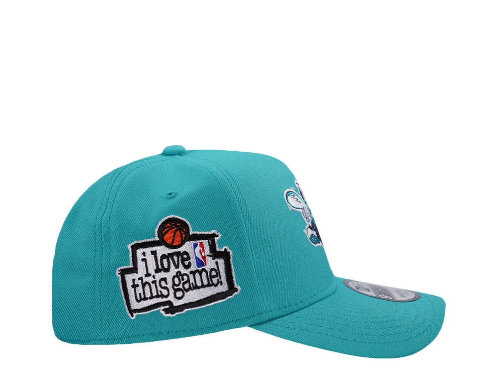 New Era Charlotte Hornets Love this Game Teal Prime Edition 9Forty A Frame Snapback Cap