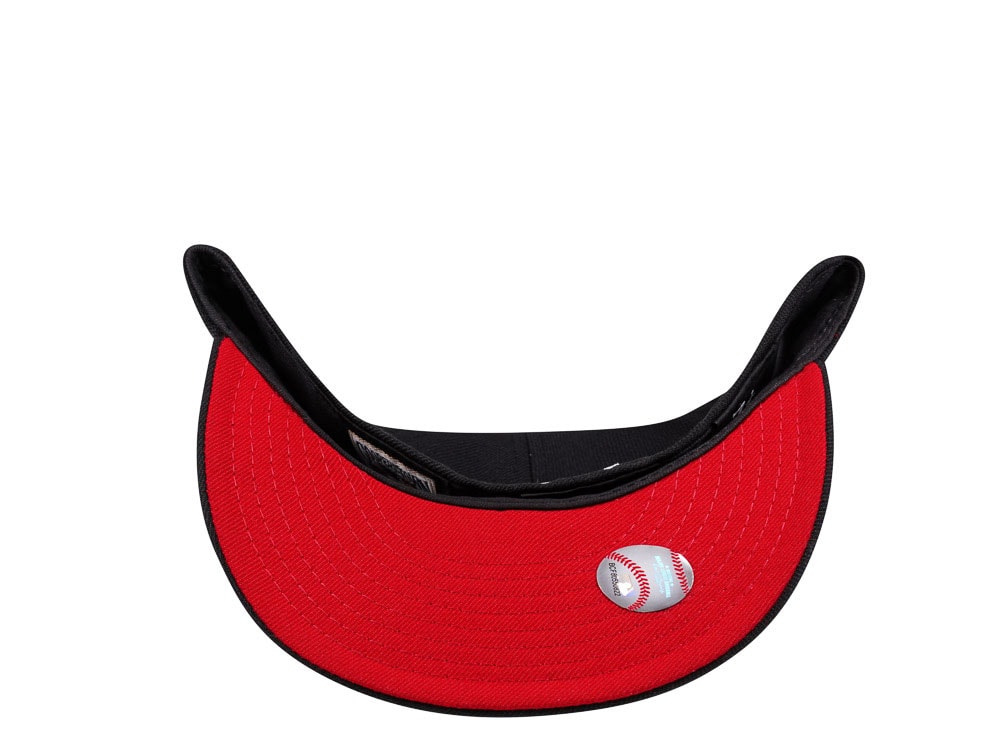 New Era New York Mets Subway Series Black and Red Edition 59Fifty Fitted Cap