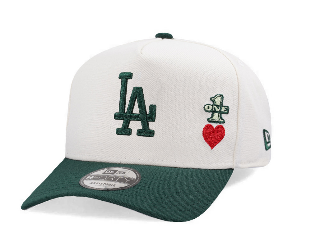 New Era Los Angeles Dodgers 40th Anniversary Dollar Chrome Two Tone Edition 9Forty A Frame Snapback Cap