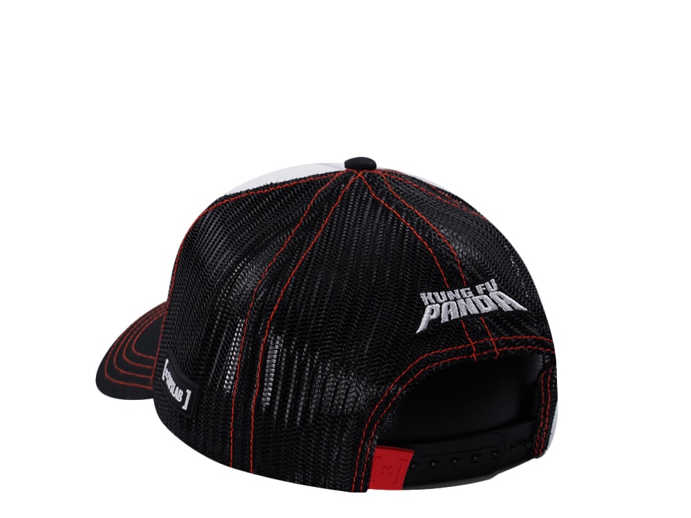 Capslab Kung Fu Panda Always Hungry White Trucker Snapback Cap