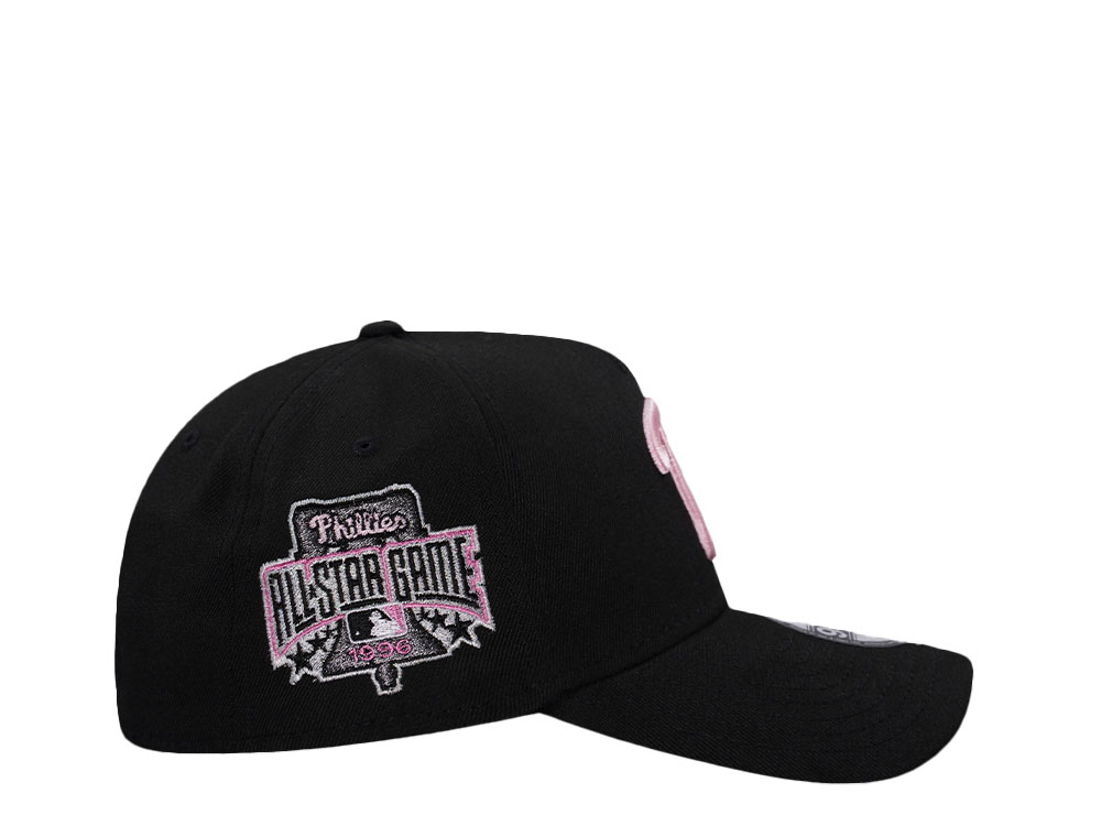 New Era Philadelphia Phillies All Star Game 1996 Black Pink Edition 9Forty A Frame Snapback Cap