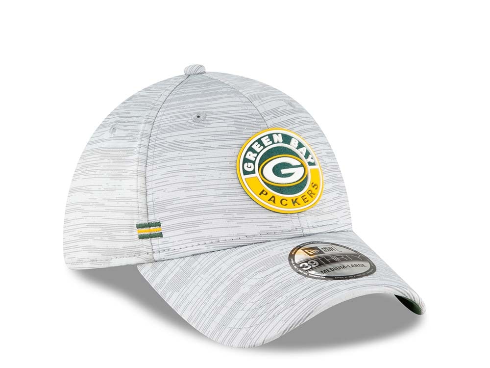 New Era Green Bay Packers Fall Sideline 39Thirty Stretch Cap
