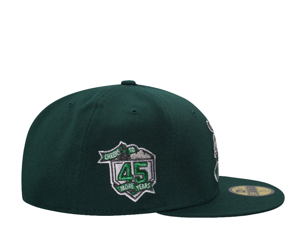 New Era Colorado Springs Sky Sox 45th Anniversary Dark Green Metallic Edition 59Fifty Fitted Cap