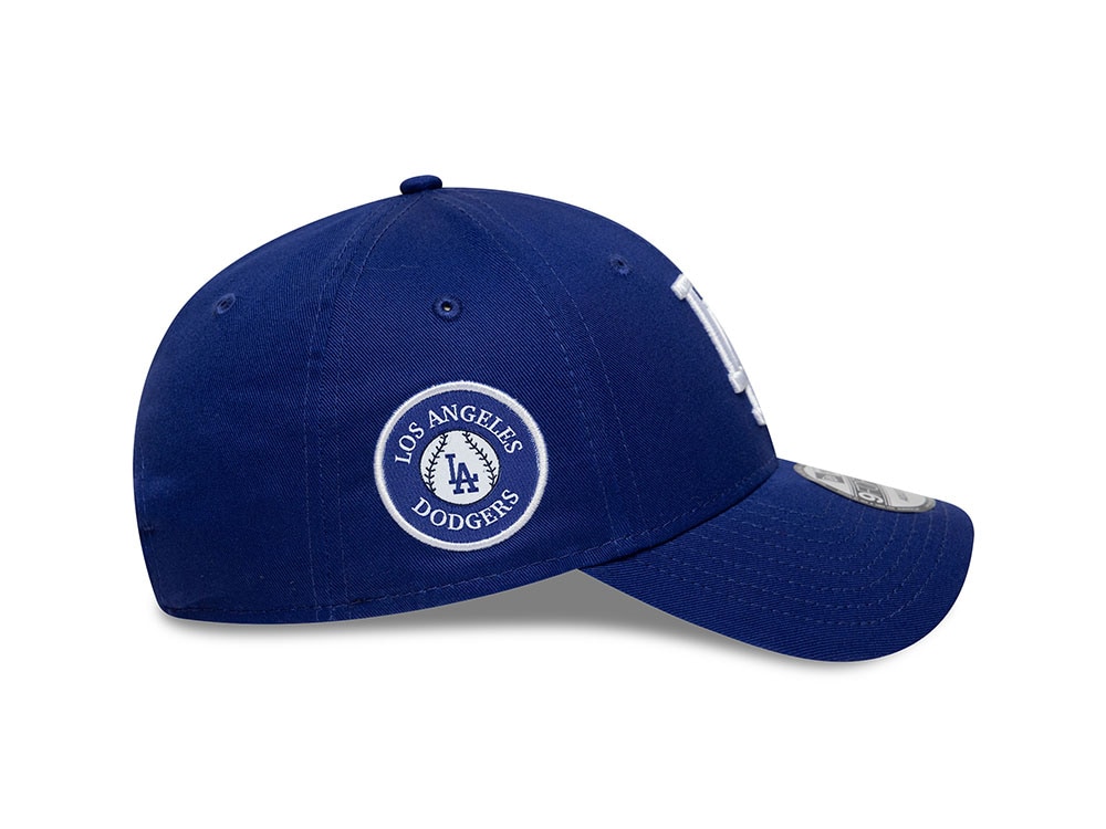 New Era Los Angeles Dodgers Side Patch Blue Edition 9Forty Strapback Cap