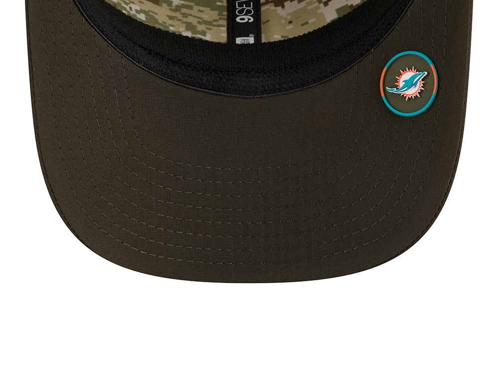 New Era Miami Dolphins Salute To Service 2025 9Seventy Snapback Cap