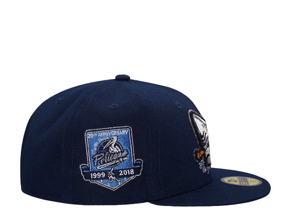 New Era Myrtle Beach Pelicans 20th Anniversary Metallic Edition 59Fifty Fitted Cap