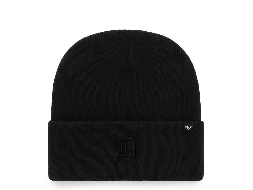 47 Brand Detroit Tigers All Black Edition Cuff Mössor