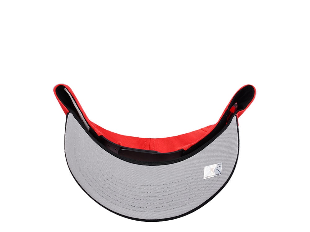 Mitchell & Ness Miami Heat NBA In The City Neon Orange Edition Pro Pinch Fit Snapback Cap