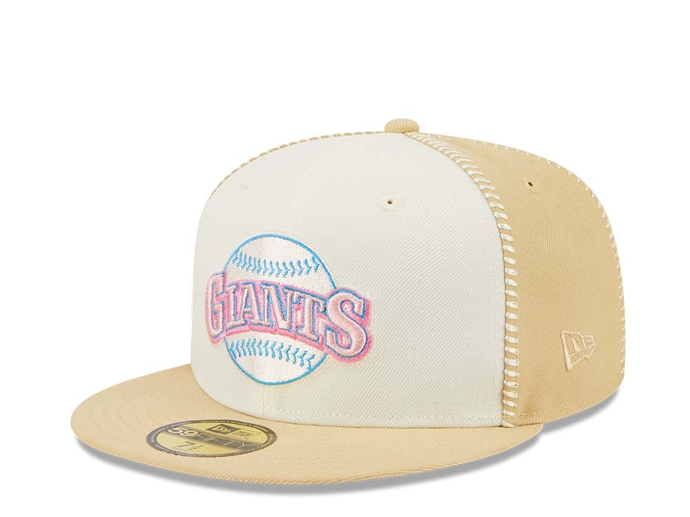 New Era San Francisco Giants Stitch 25th Anniversary Gold Edition 59Fifty Fitted Cap
