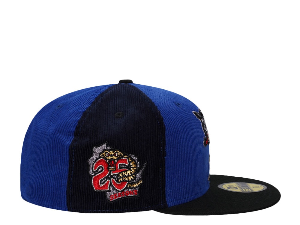New Era Wisconsin Timber Rattlers 25 Seasons Corduroy Pinwheel Edition 59Fifty Fitted Cap
