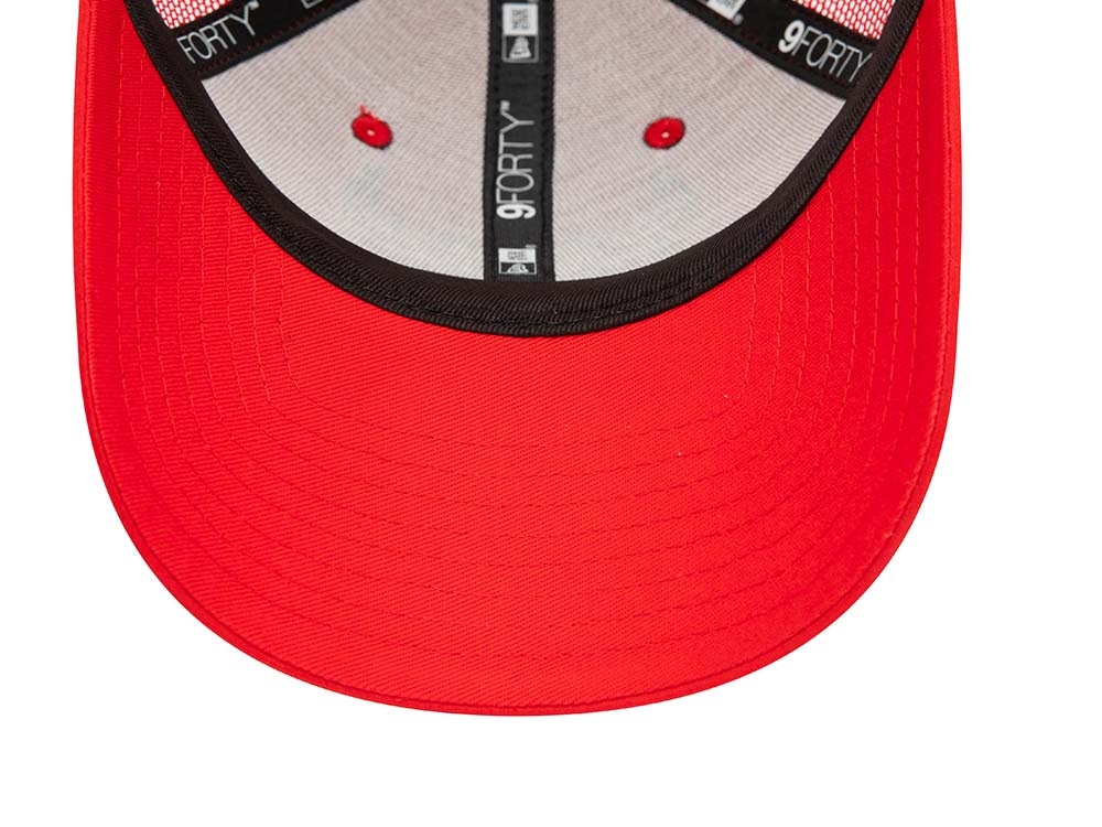 New Era Chicago Bulls Home Field Red 9Forty Trucker Strapback Cap