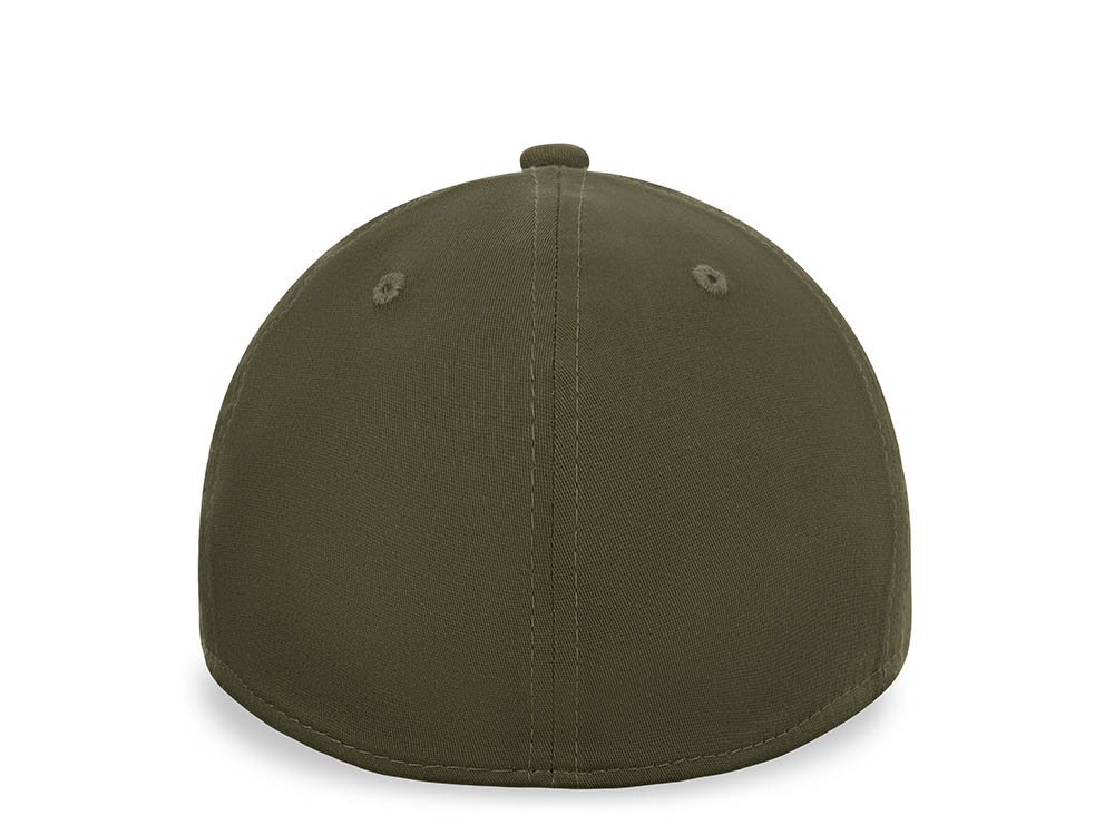 New Era New York Yankees League Essential Olive 39Thirty Stretch Cap