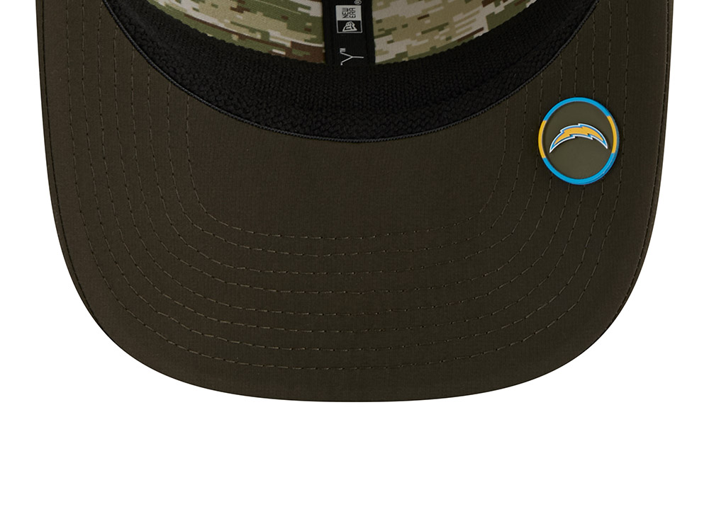 New Era Los Angeles Chargers Salute To Service 2025 9Seventy Snapback Cap