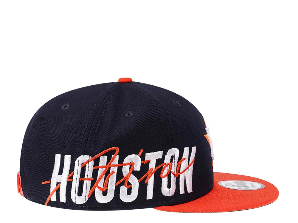 New Era Houston Astros Navy Sidefront Edition 9Fifty Snapback Cap