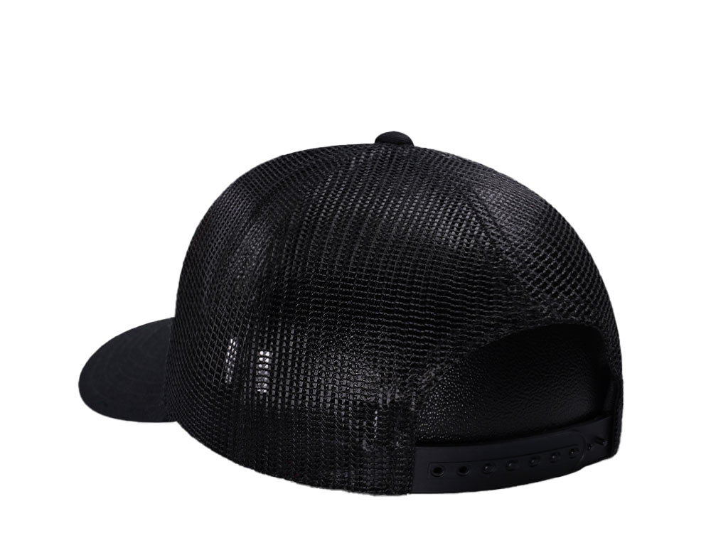 American Needle New York Islanders Valin Black Trucker Snapback Cap