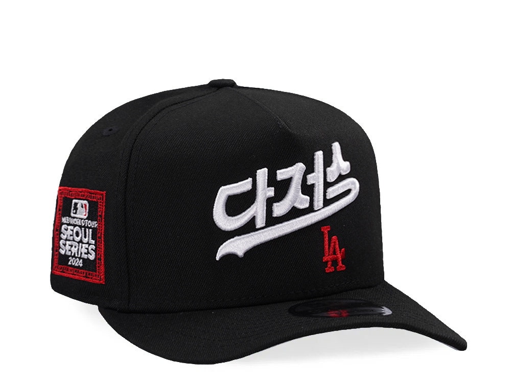 New Era Los Angeles Dodgers Seoul Black Two Tone Edition 9Fifty A Frame Snapback Cap