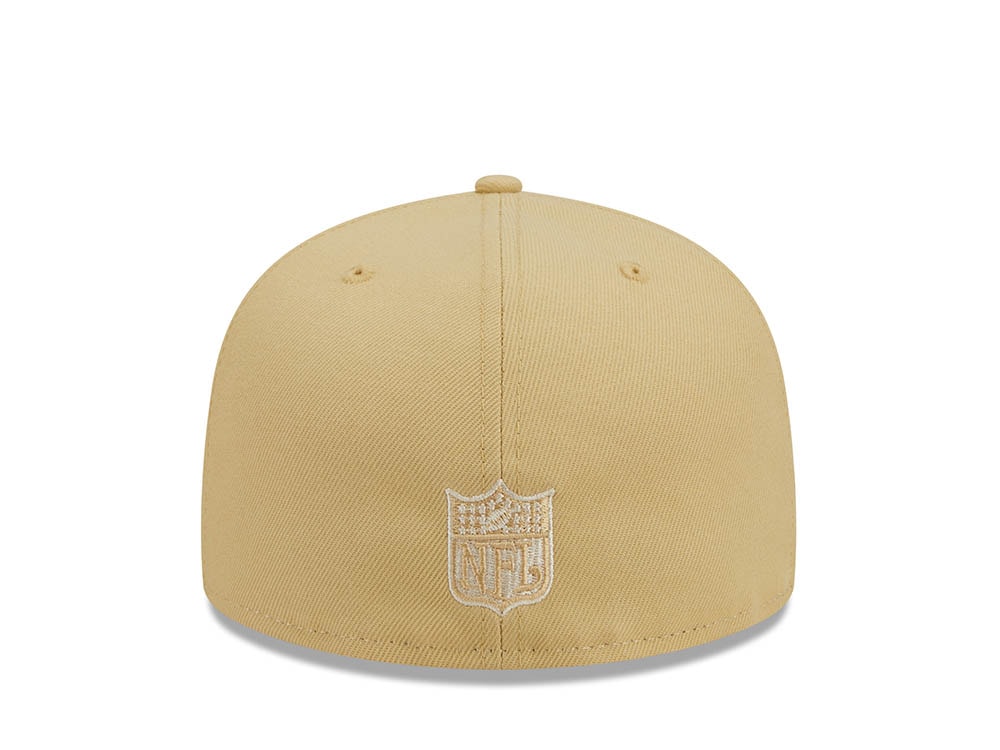 New Era Philadelphia Eagles Pro Bowl Honolulu 1987 Raffia Front Vegas Gold Edition 59Fifty Fitted Cap