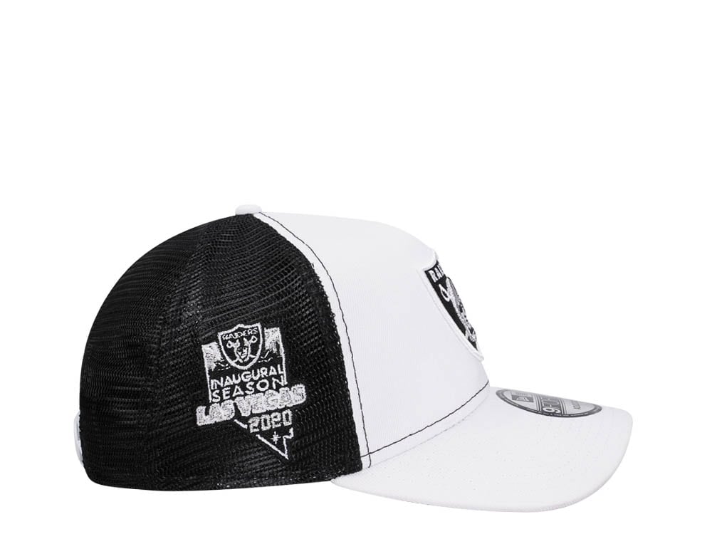New Era Las Vegas Raiders Inaugural Season 2020 9Forty A Frame Trucker Snapback Cap