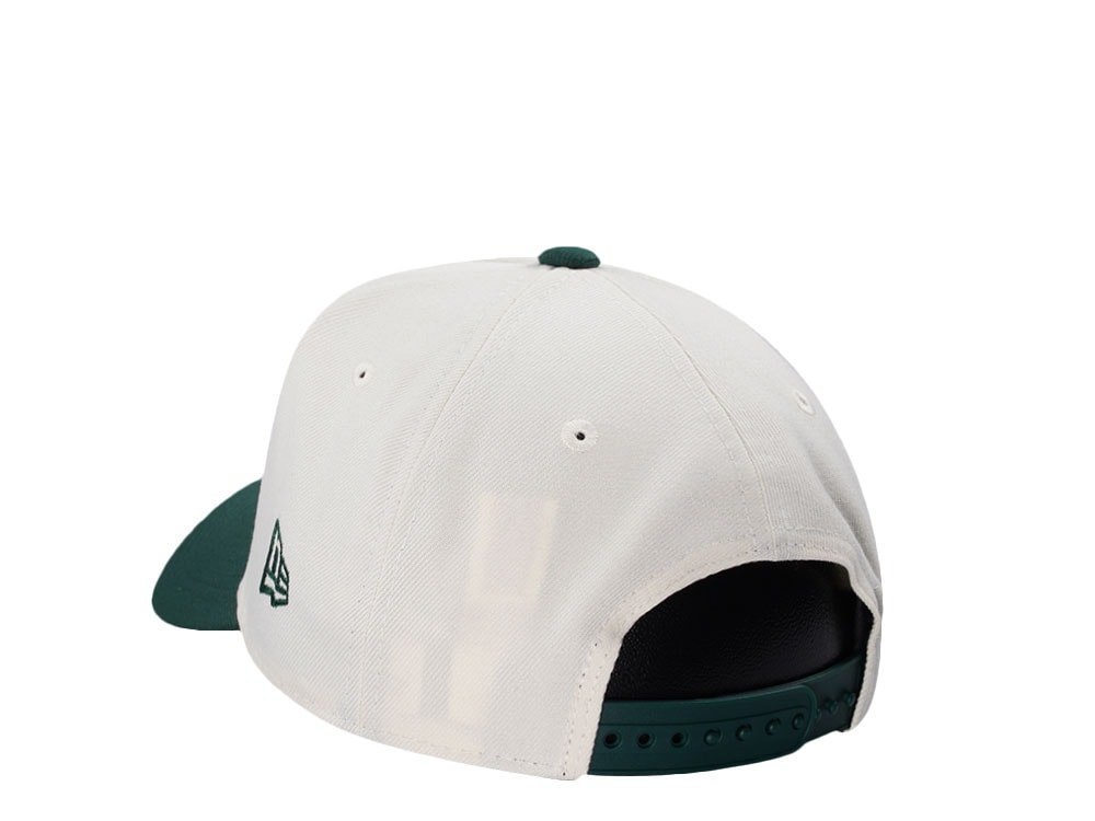 New Era Oakland Athletics Giants Script Chrome Two Tone Edition 9Forty A Frame Snapback Cap
