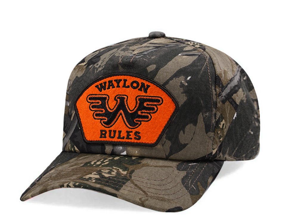 American Needle Waylon Jen Roscoe Camo Edition Snapback Cap