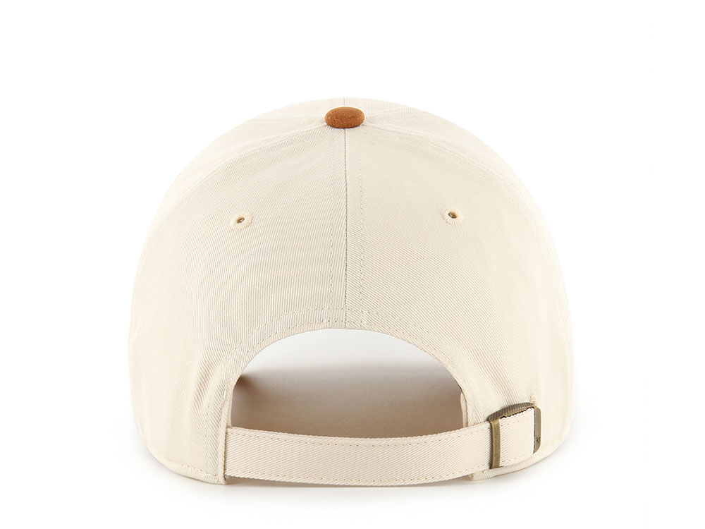 47 Brand Oakland Athletics Script Suede Visor Natural Clean Up Strapback Cap