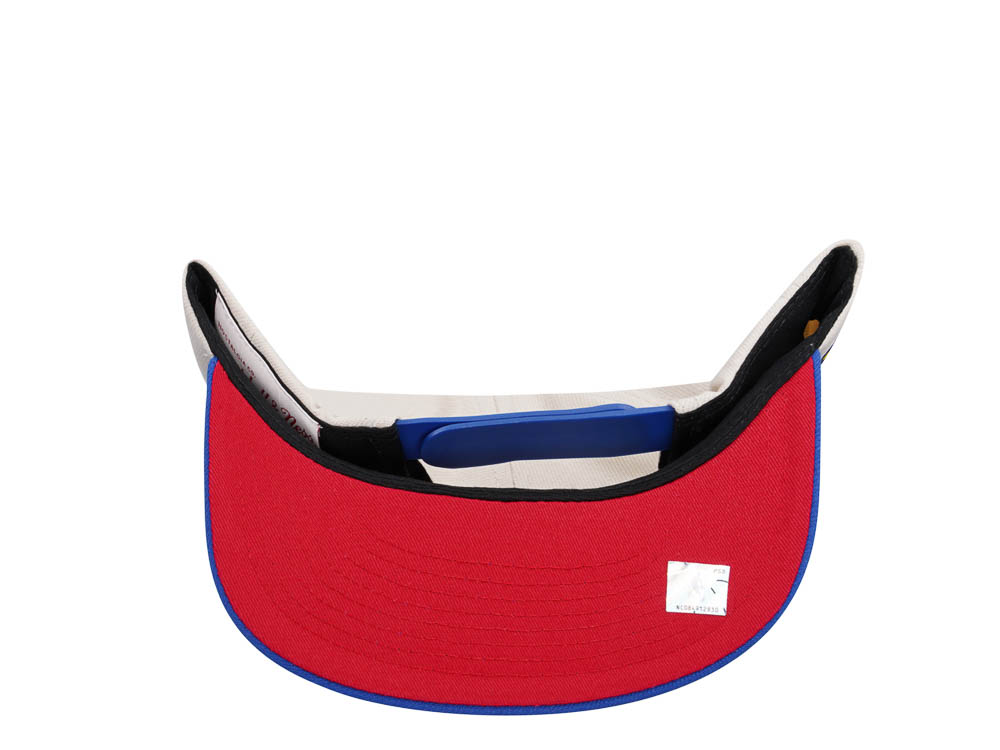 Mitchell & Ness Denver Nuggets Sail Off White Two Tone Snapback Cap